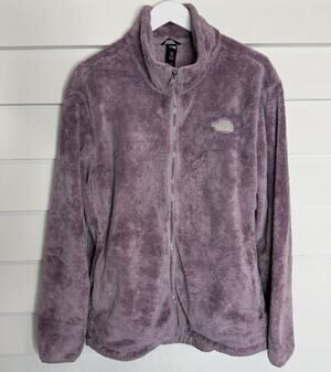 The North Face Osito Fleece Jacket Women's XXL Full Zip Purple